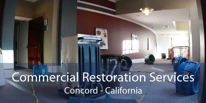 Commercial Restoration Services Concord - California