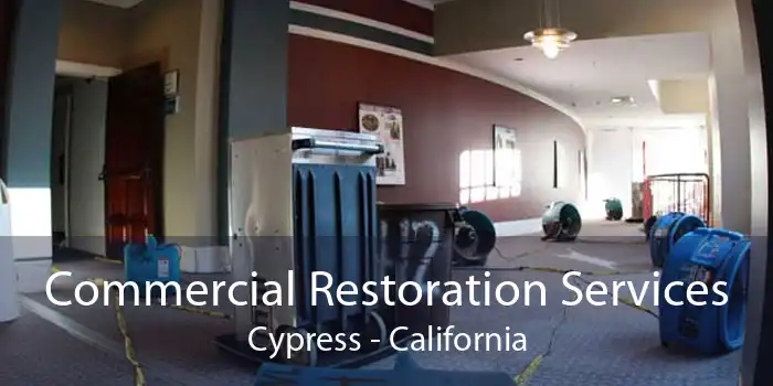 Commercial Restoration Services Cypress - California