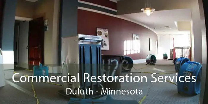 Commercial Restoration Services Duluth - Minnesota