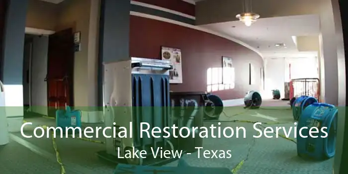 Commercial Restoration Services Lake View - Texas
