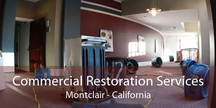 Commercial Restoration Services Montclair - California