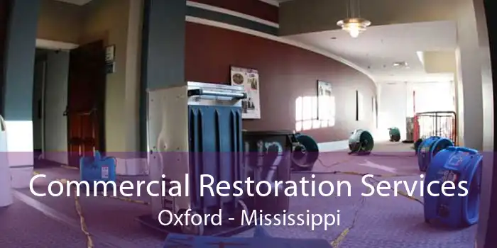 Commercial Restoration Services Oxford - Mississippi