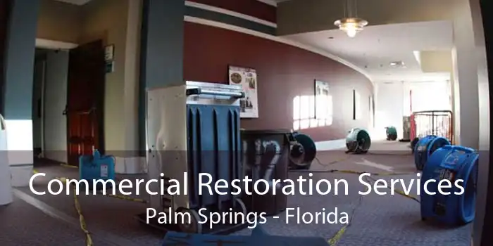 Commercial Restoration Services Palm Springs - Florida