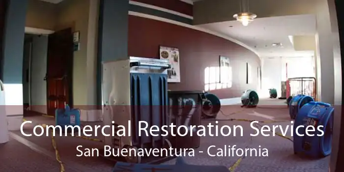 Commercial Restoration Services San Buenaventura - California