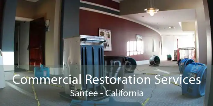 Commercial Restoration Services Santee - California