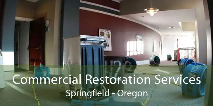 Commercial Restoration Services Springfield - Oregon