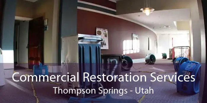 Commercial Restoration Services Thompson Springs - Utah