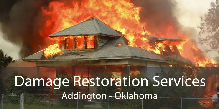 Damage Restoration Services Addington - Oklahoma