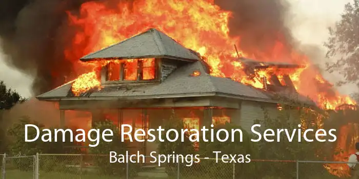Damage Restoration Services Balch Springs - Texas