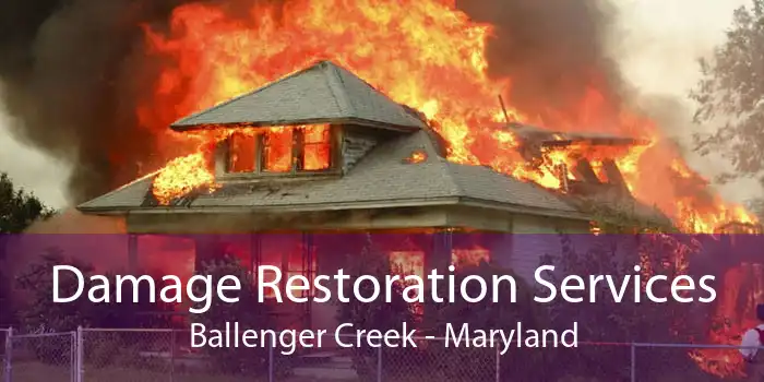 Damage Restoration Services Ballenger Creek - Maryland
