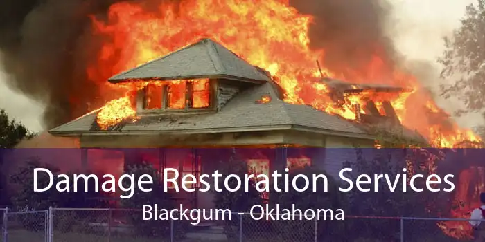 Damage Restoration Services Blackgum - Oklahoma