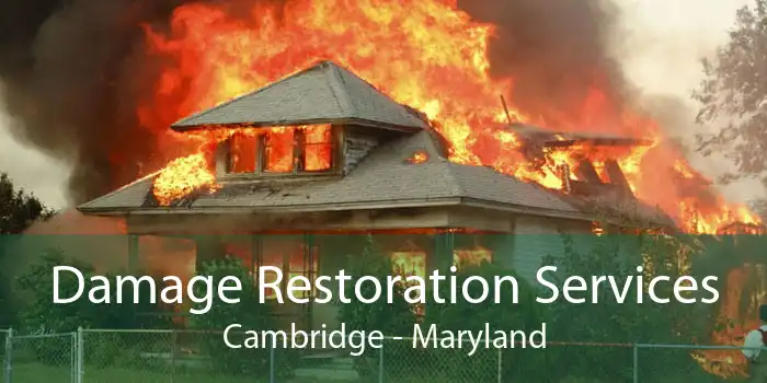 Damage Restoration Services Cambridge - Maryland