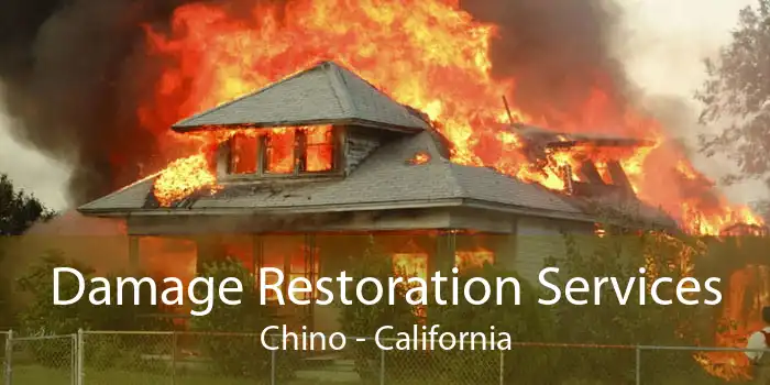 Damage Restoration Services Chino - California