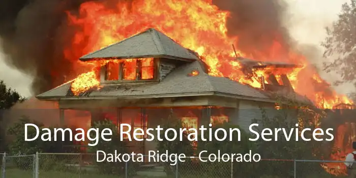 Damage Restoration Services Dakota Ridge - Colorado