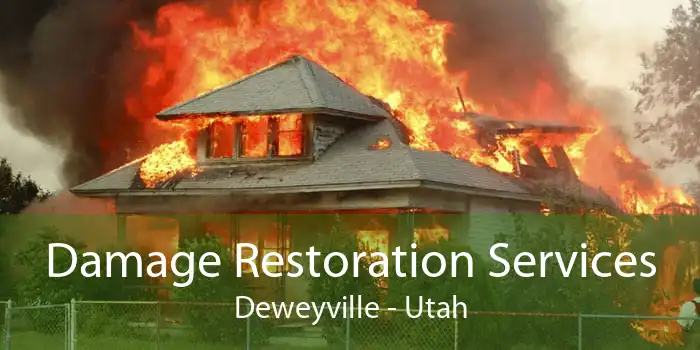 Damage Restoration Services Deweyville - Utah