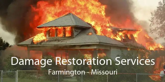 Damage Restoration Services Farmington - Missouri