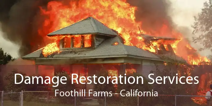 Damage Restoration Services Foothill Farms - California