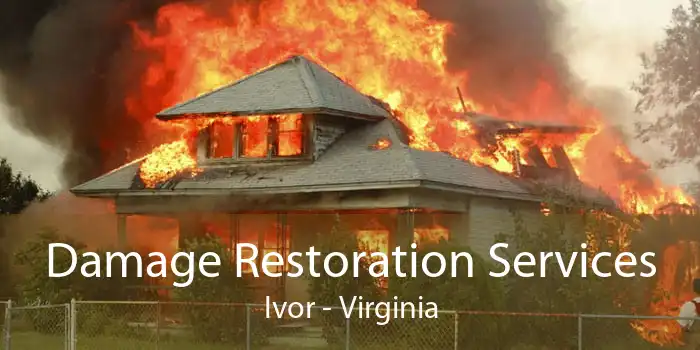 Damage Restoration Services Ivor - Virginia
