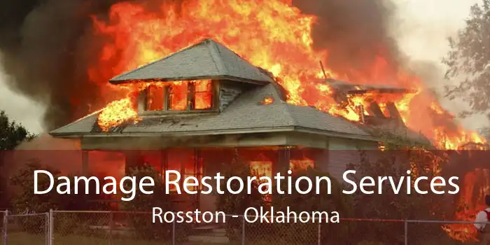 Damage Restoration Services Rosston - Oklahoma