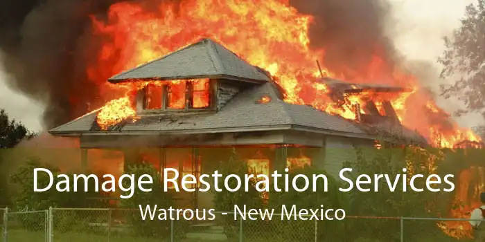 Damage Restoration Services Watrous - New Mexico