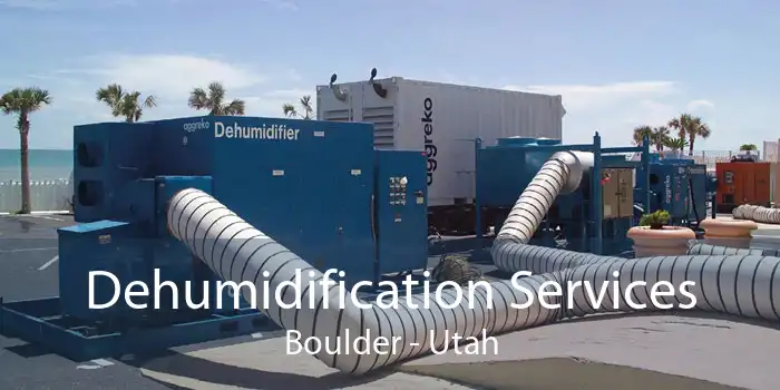 Dehumidification Services Boulder - Utah