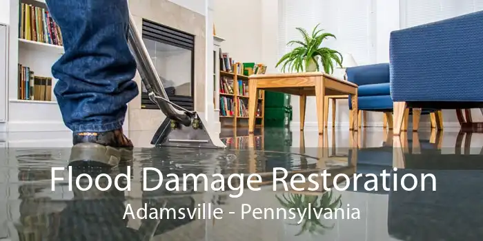 Flood Damage
                                Restoration Adamsville - Pennsylvania
