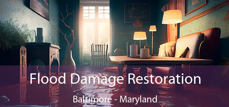 Flood Damage Restoration Baltimore - Maryland