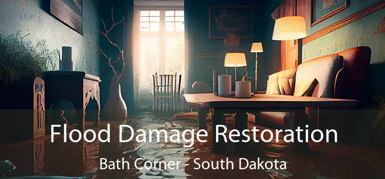 Flood Damage Restoration Bath Corner - South Dakota