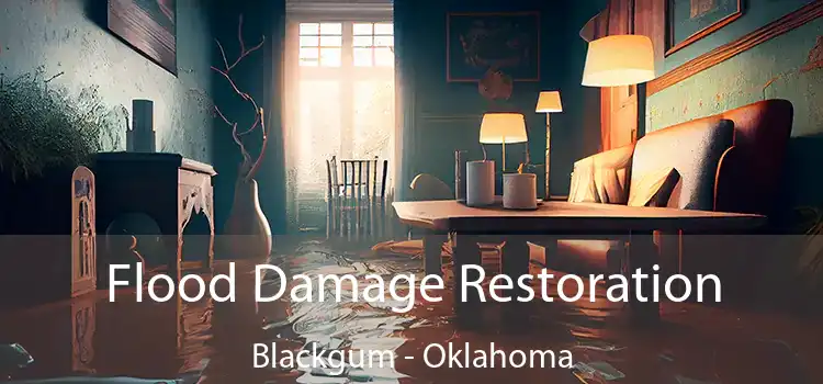 Flood Damage Restoration Blackgum - Oklahoma