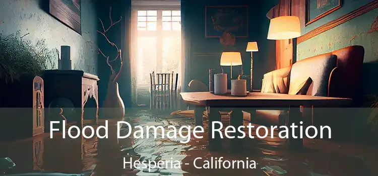 Flood Damage Restoration Hesperia - California