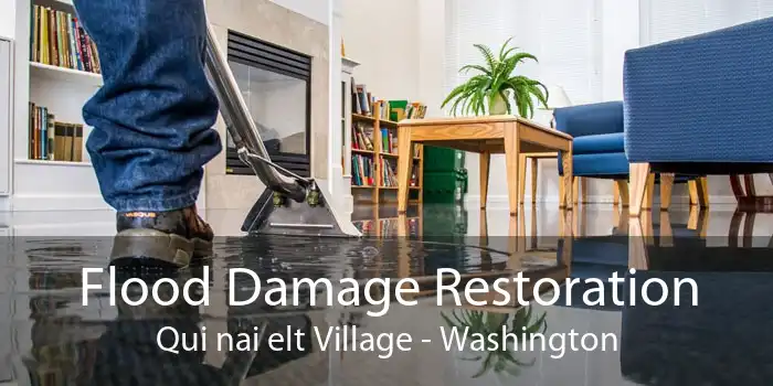Flood Damage Restoration Qui nai elt Village - Washington