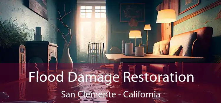 Flood Damage Restoration San Clemente - California