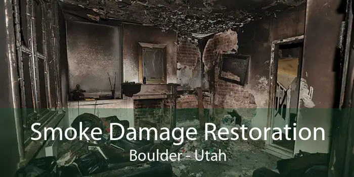 Smoke Damage Restoration Boulder - Utah