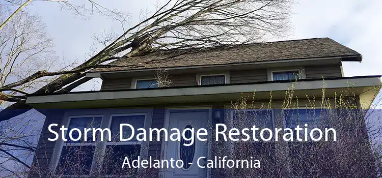 Storm Damage Restoration Adelanto - California