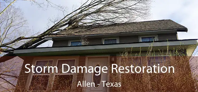 Storm Damage Restoration Allen - Texas