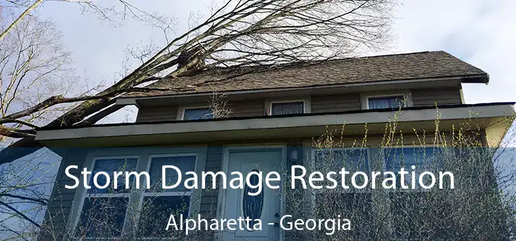 Storm Damage Restoration Alpharetta - Georgia