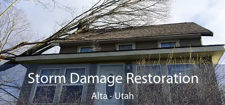 Storm Damage Restoration Alta - Utah