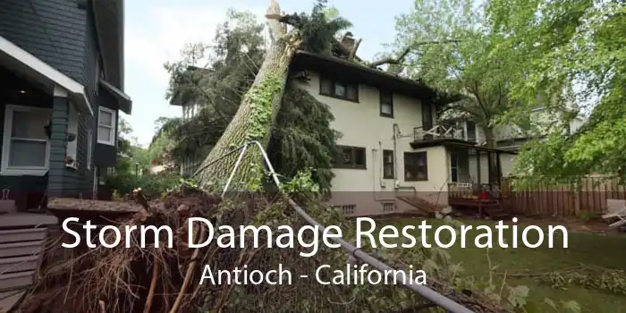 Storm Damage Restoration Antioch - California