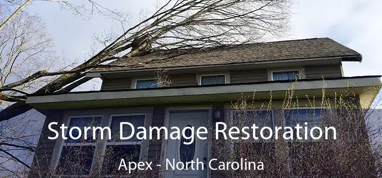 Storm Damage Restoration Apex - North Carolina