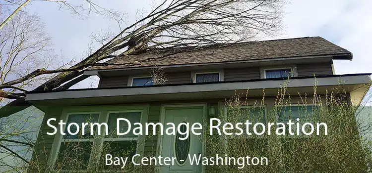 Storm Damage Restoration Bay Center - Washington