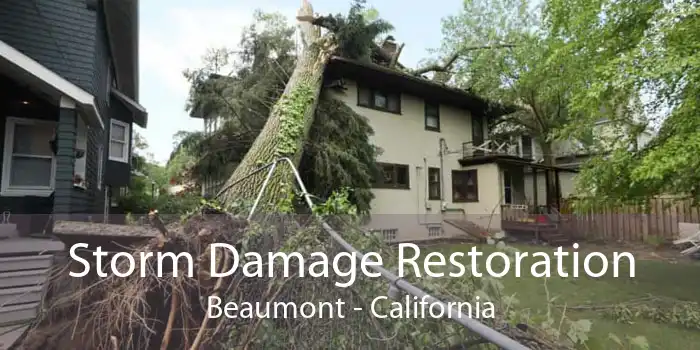 Storm Damage Restoration Beaumont - California