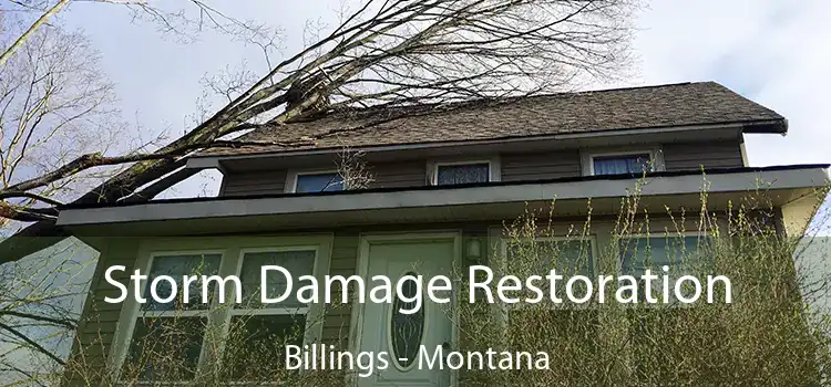 Storm Damage Restoration Billings - Montana