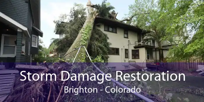 Storm Damage Restoration Brighton - Colorado