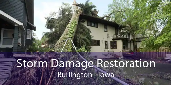Storm Damage Restoration Burlington - Iowa