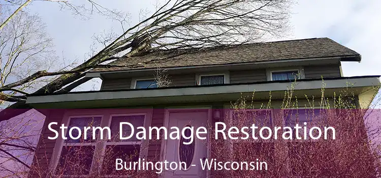 Storm Damage Restoration Burlington - Wisconsin