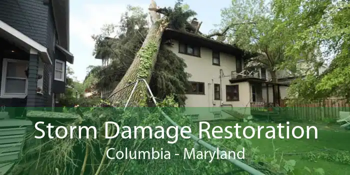 Storm Damage Restoration Columbia - Maryland