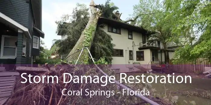 Storm Damage Restoration Coral Springs - Florida