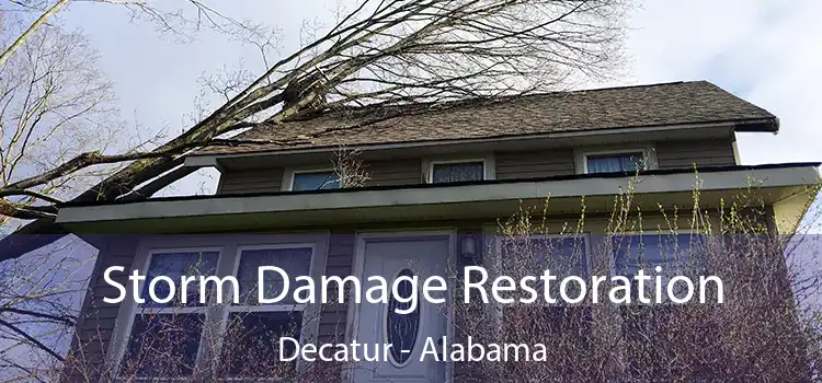 Storm Damage Restoration Decatur - Alabama