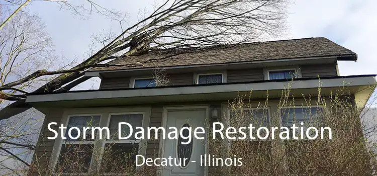 Storm Damage Restoration Decatur - Illinois