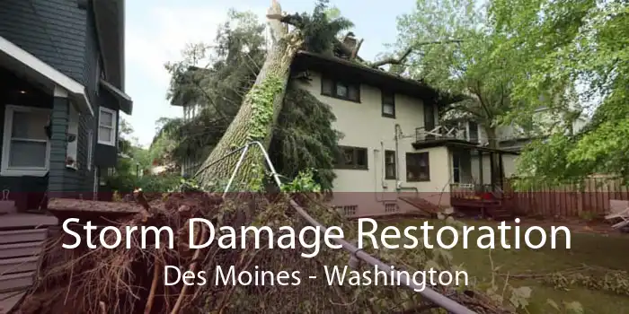 Storm Damage Restoration Des Moines - Washington